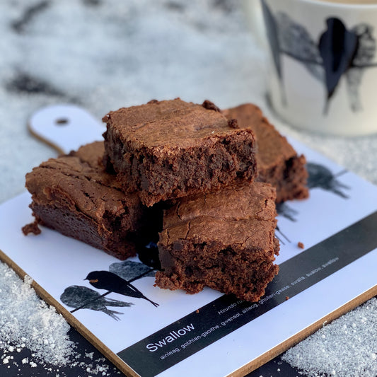 Sourdough chocolate brownies