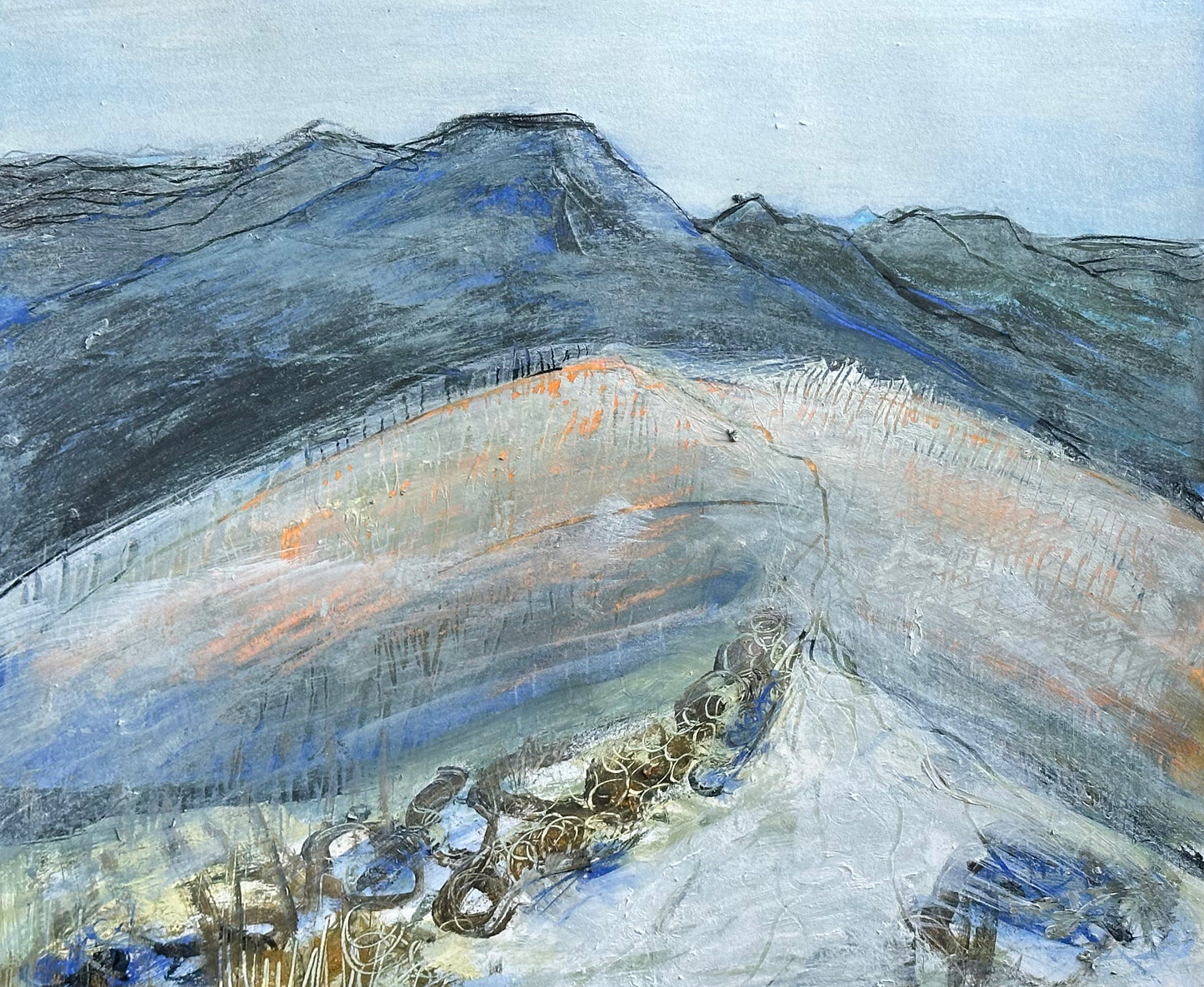 PAINTING: following the path down