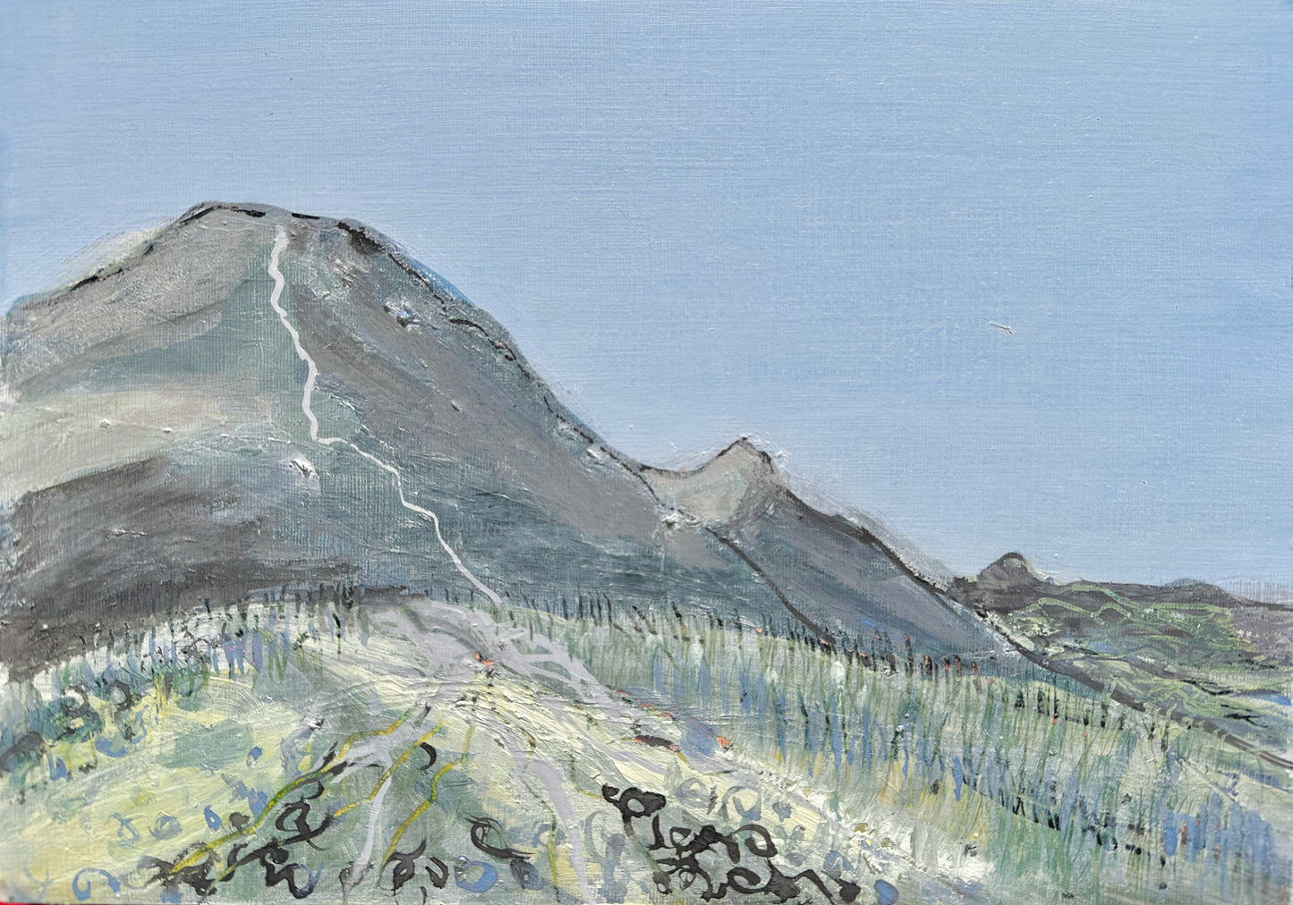 PAINTING: Heading up