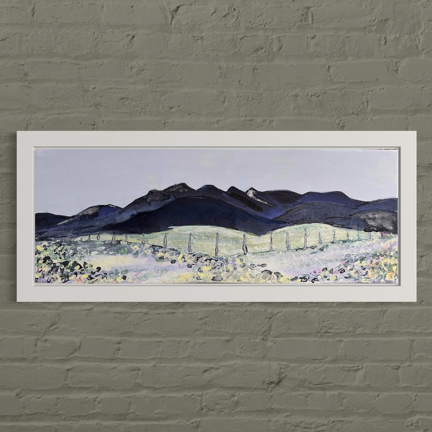 PAINTING: From the top of allermuir