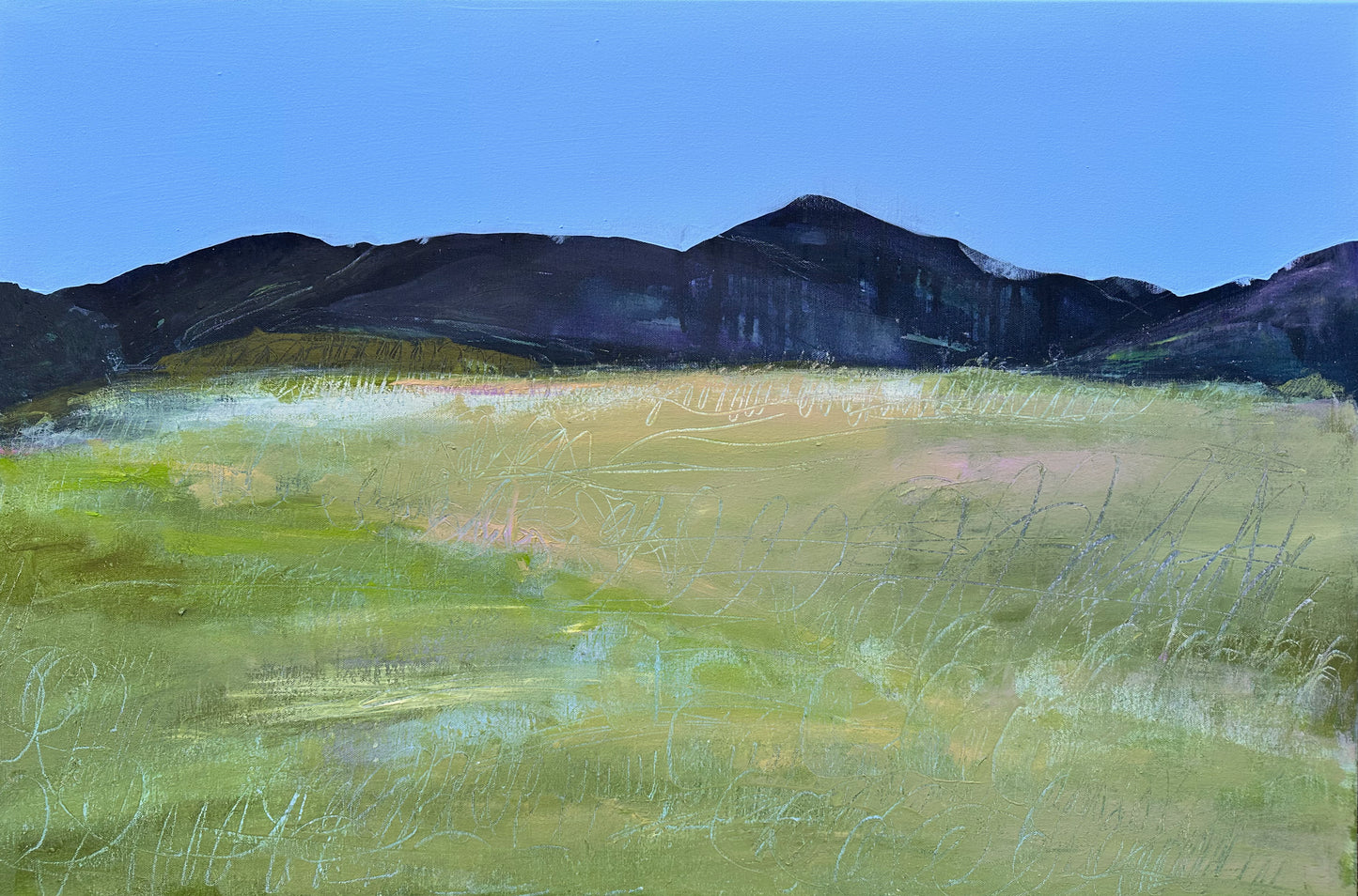 PAINTING: across the field