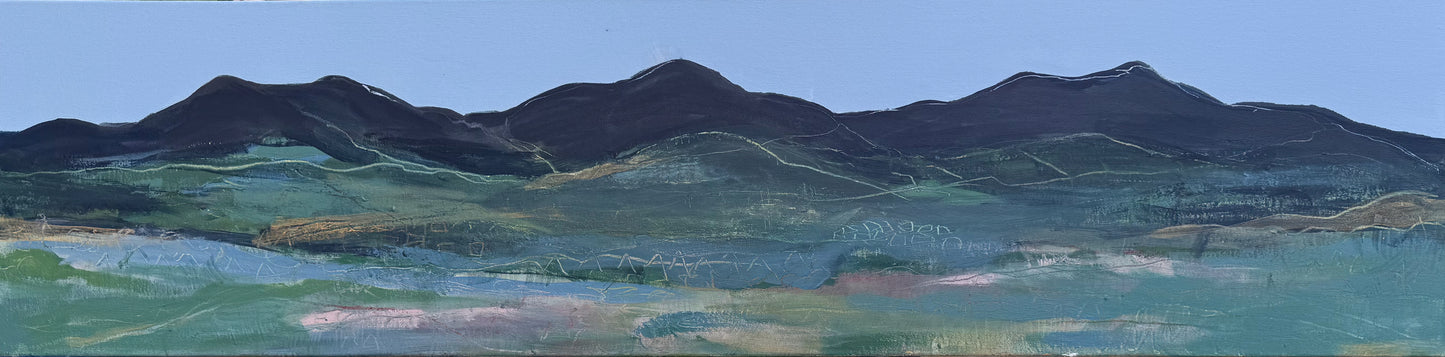 PAINTING: The Pentlands from Broomhill