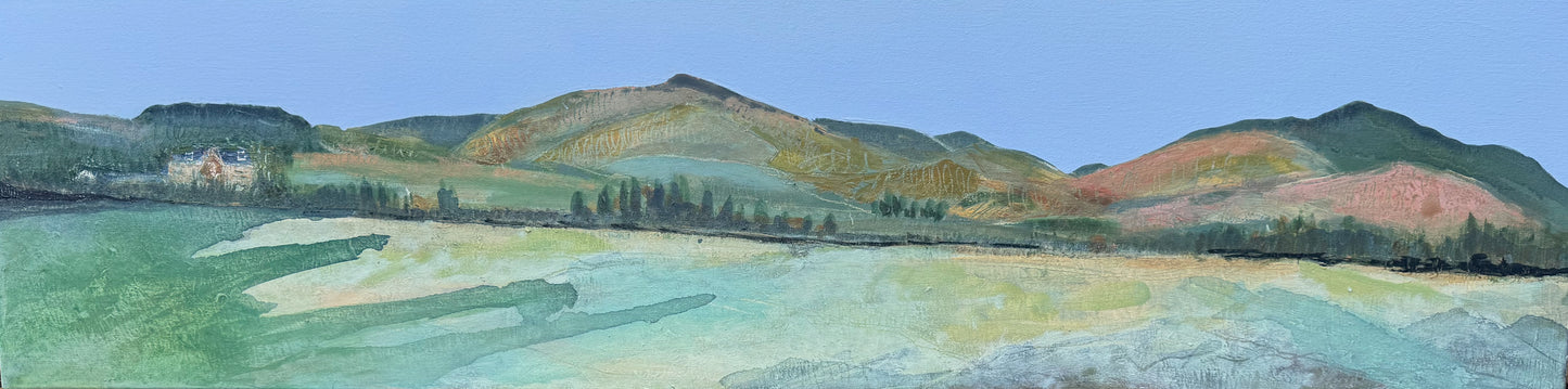 PAINTING: Pentlands from ninemileburn