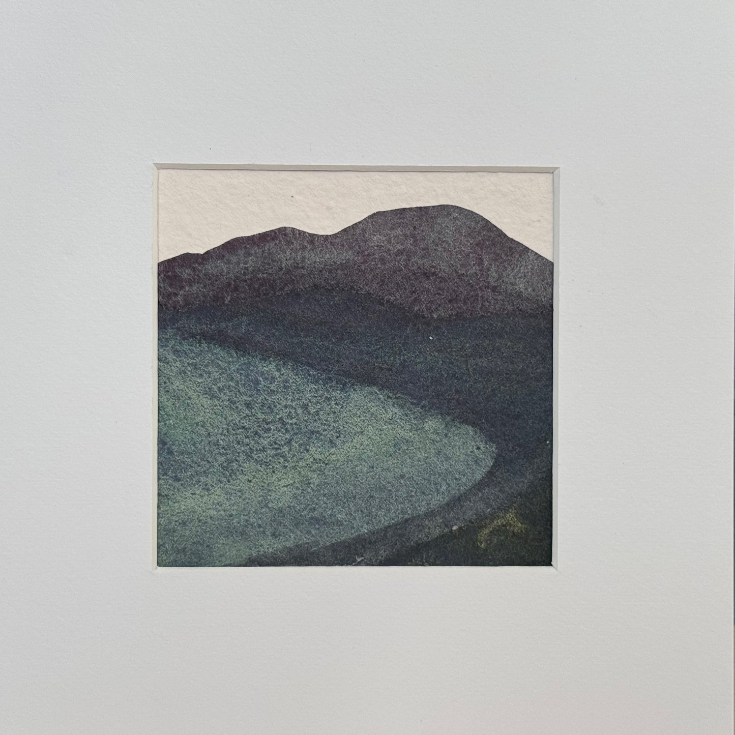 UNFRAMED PAINTING: Pentlands study IX