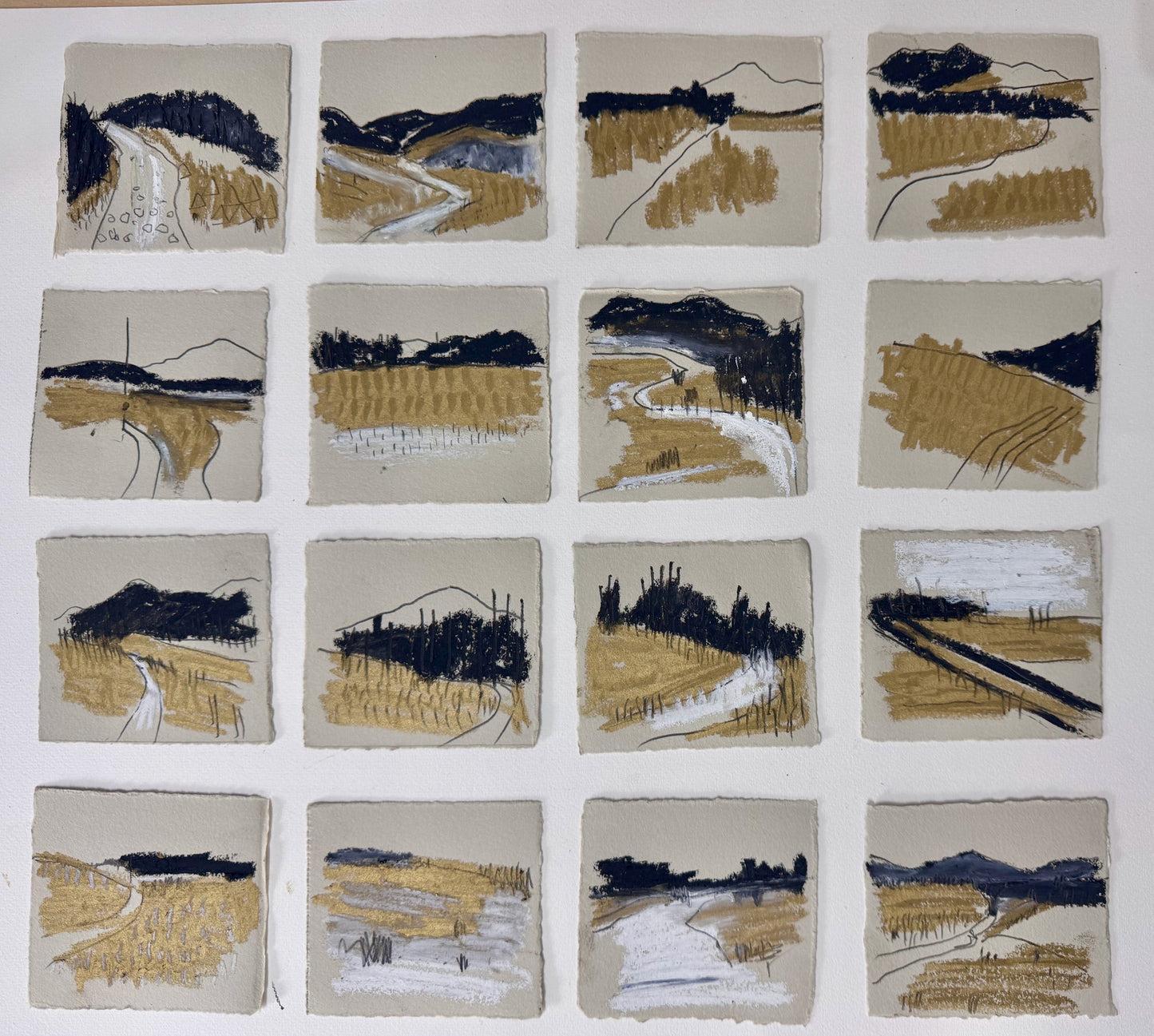PAINTING: Broomhill - a collection of drawings from one walk