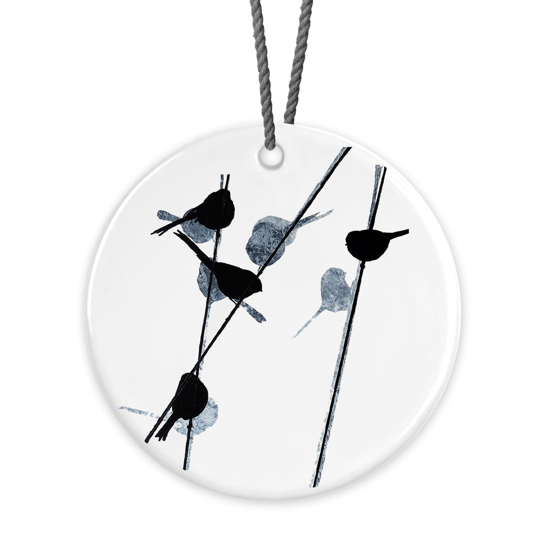 HANGING DECORATION: long-tailed tits