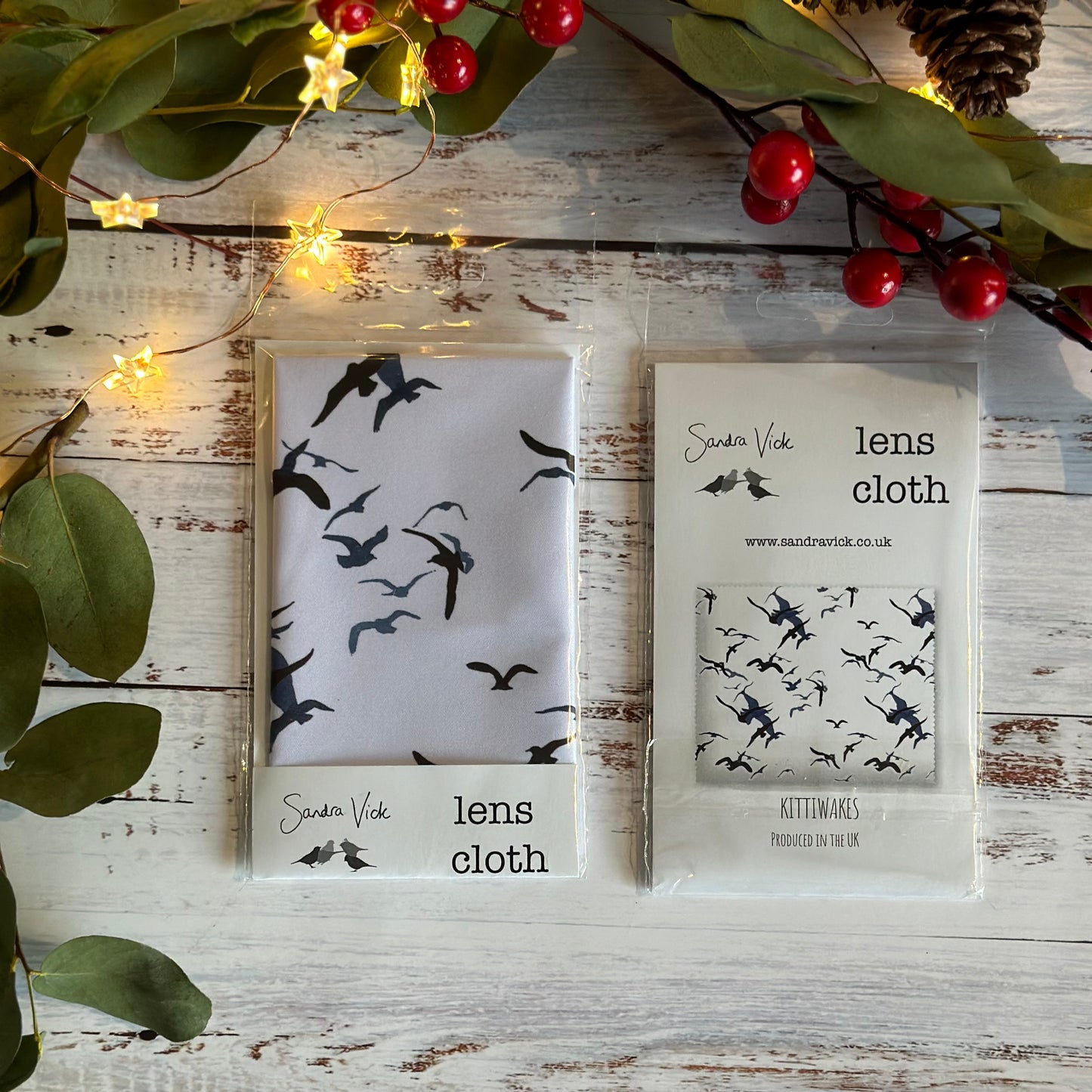 LENS CLOTH: kittiwakes