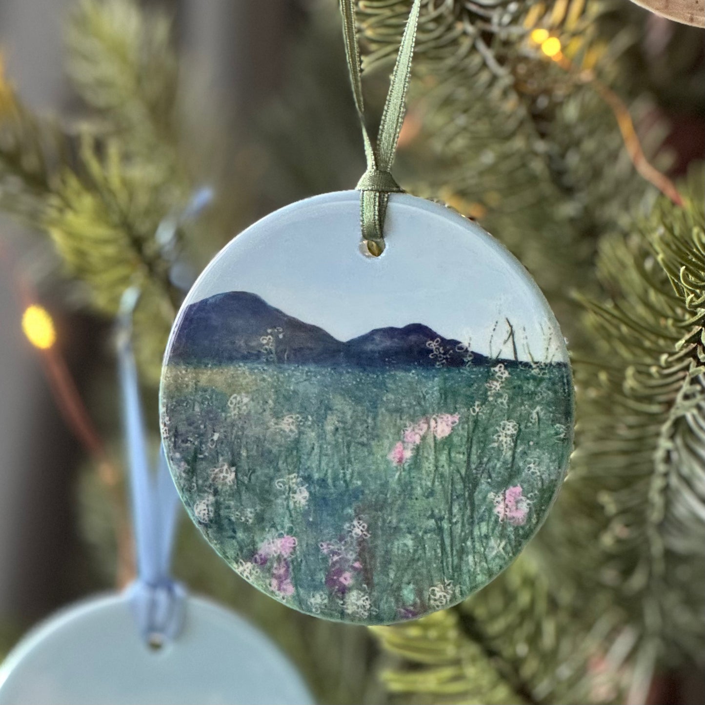 HANGING DECORATION: across the fields to the pentlands