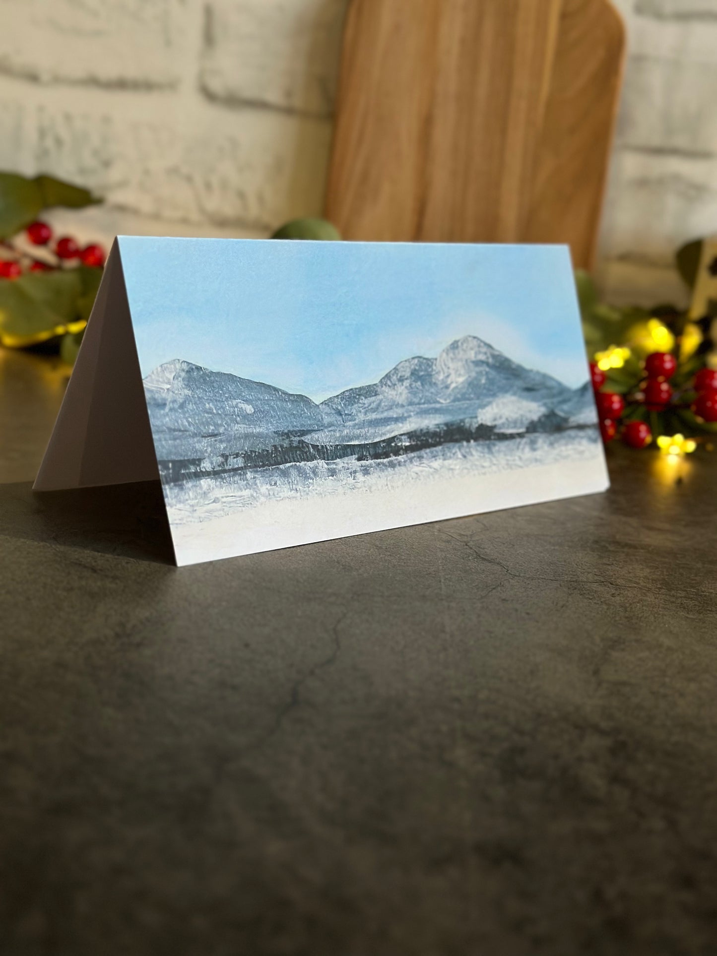 CARD: snowy pentlands, study