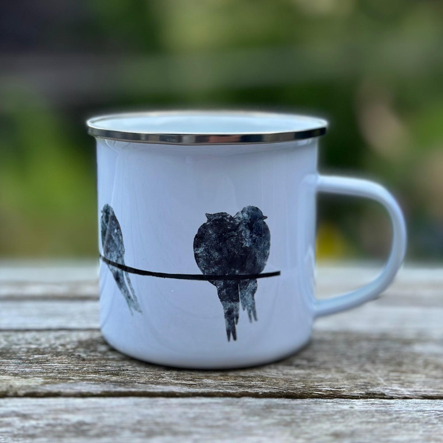 ENAMEL MUG: SWALLOW