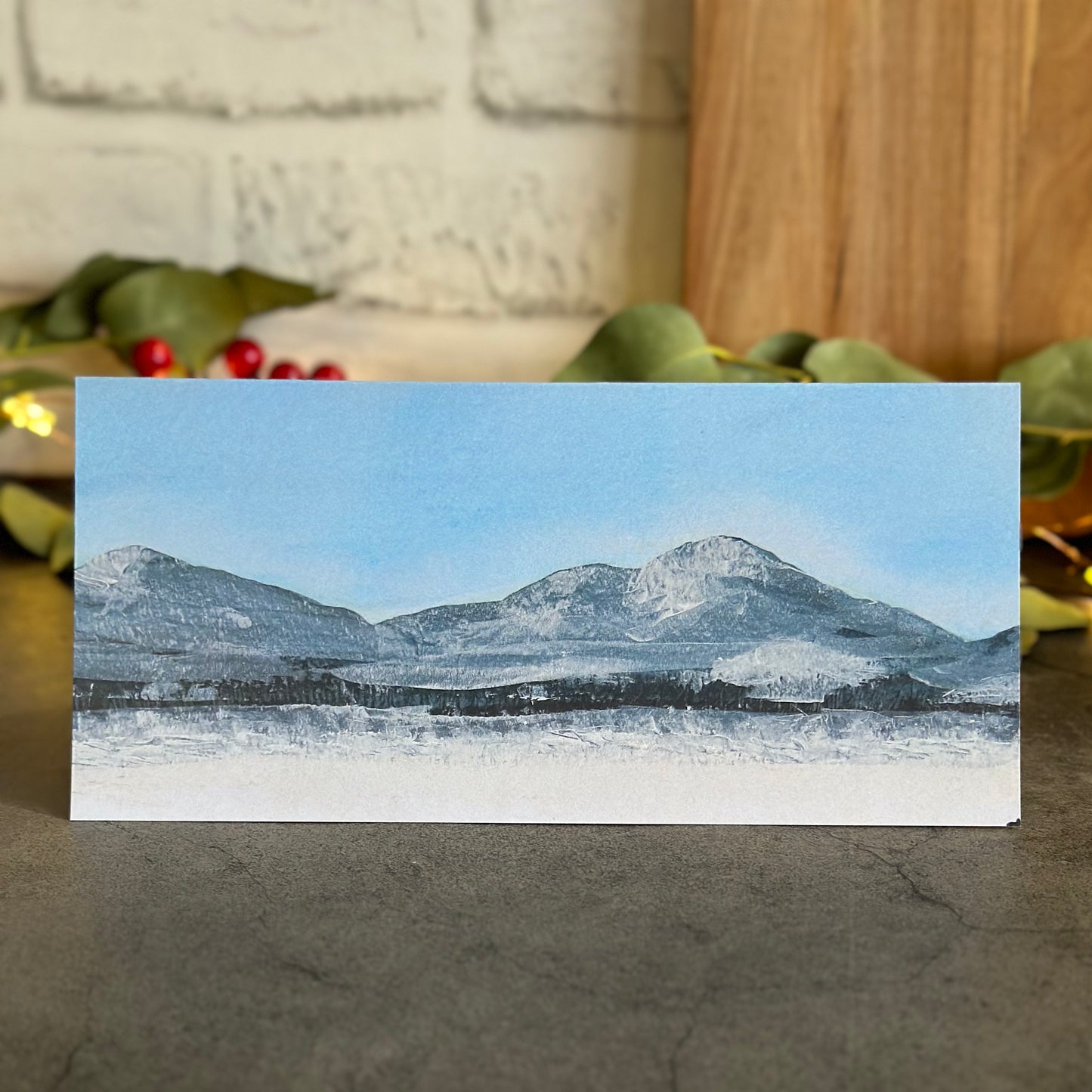 CARD: snowy pentlands, study