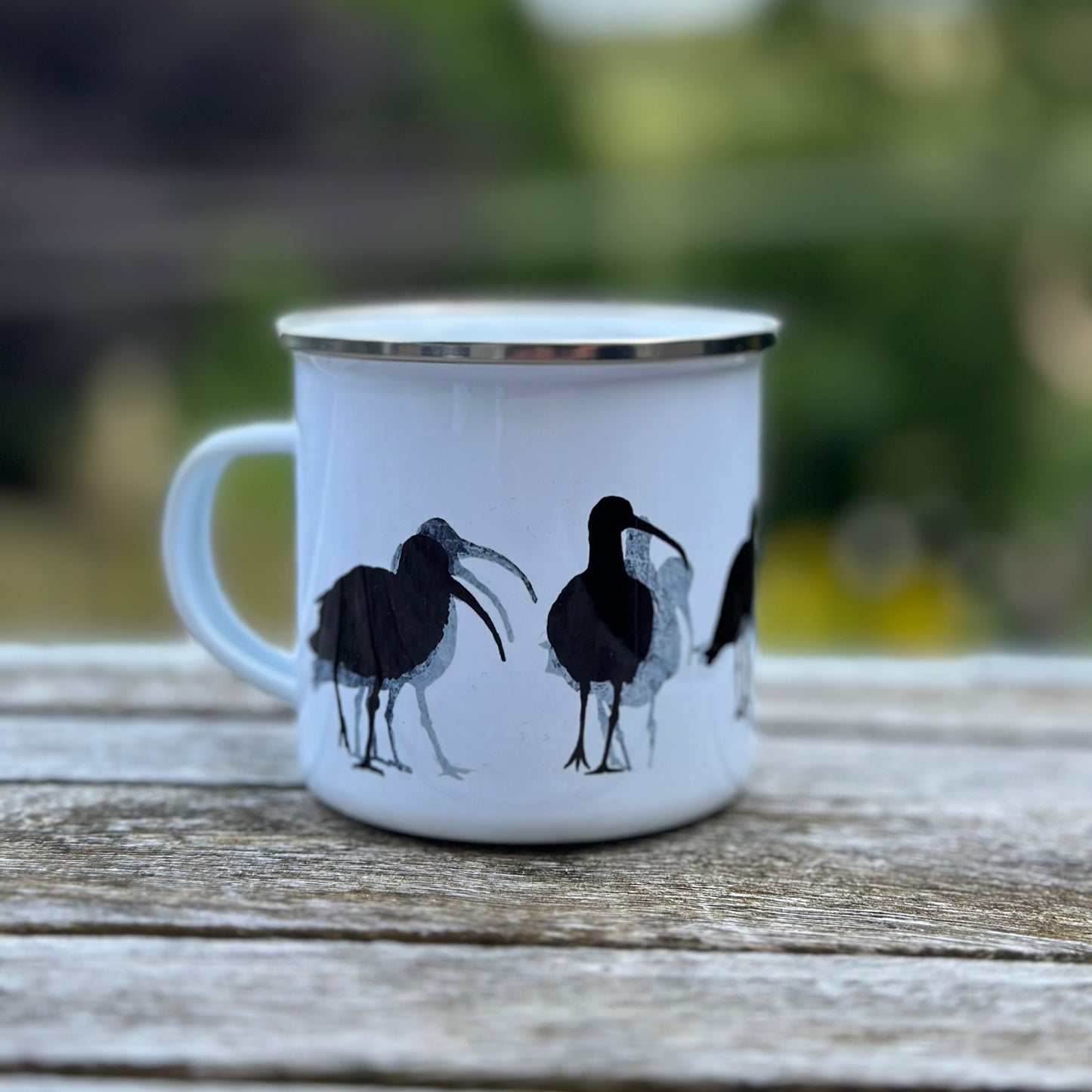 ENAMEL MUG: CURLEW