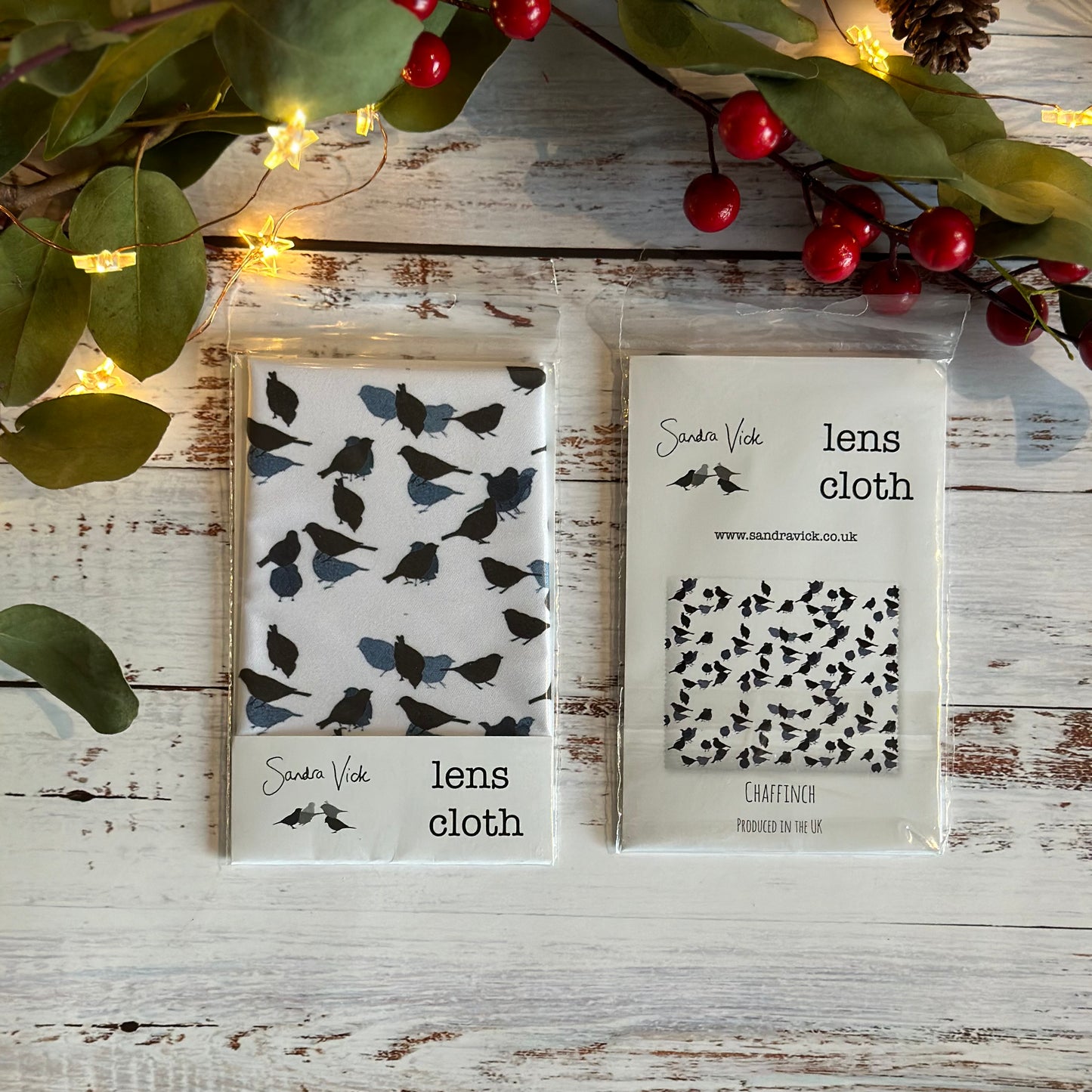 LENS CLOTH: chaffinches