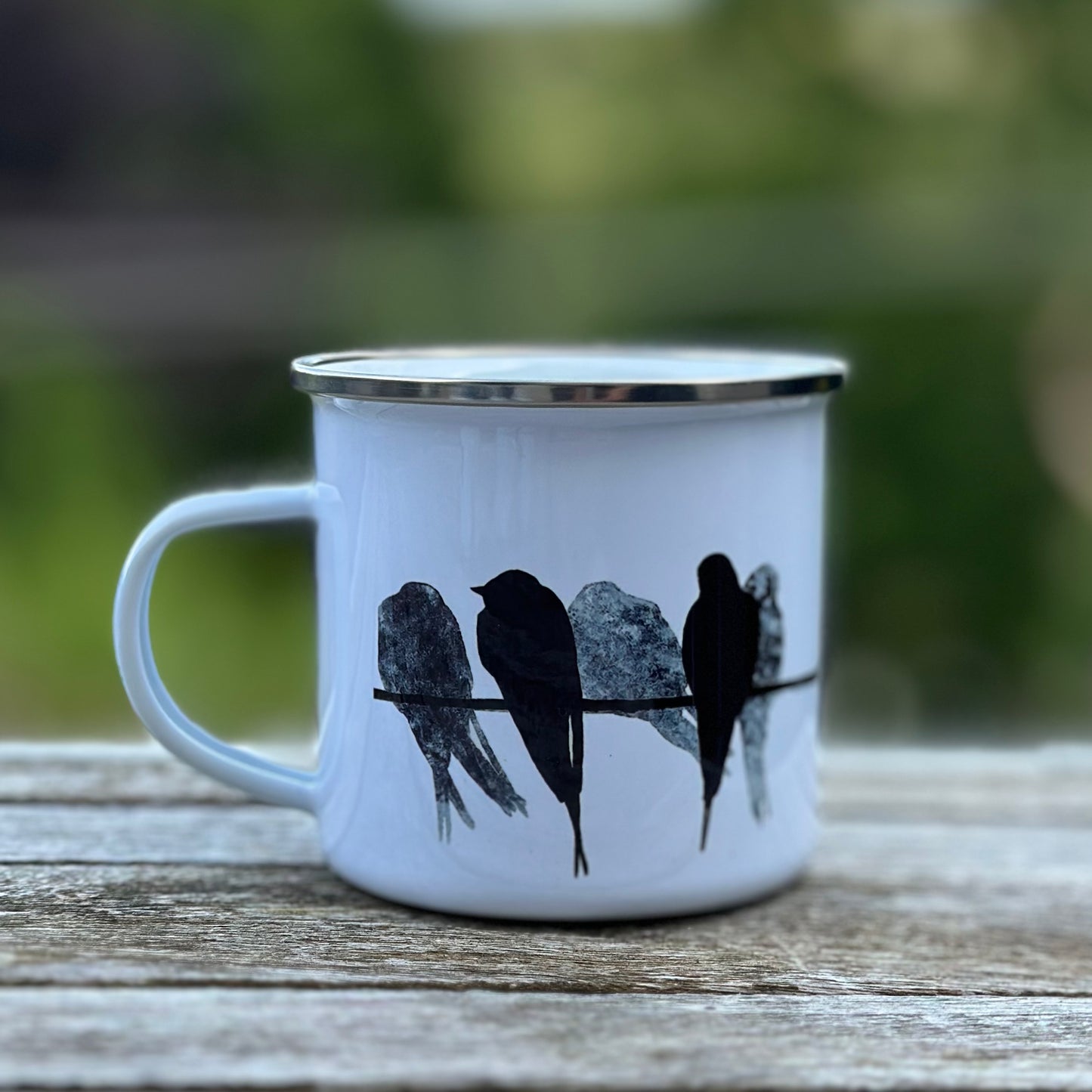 ENAMEL MUG: SWALLOW