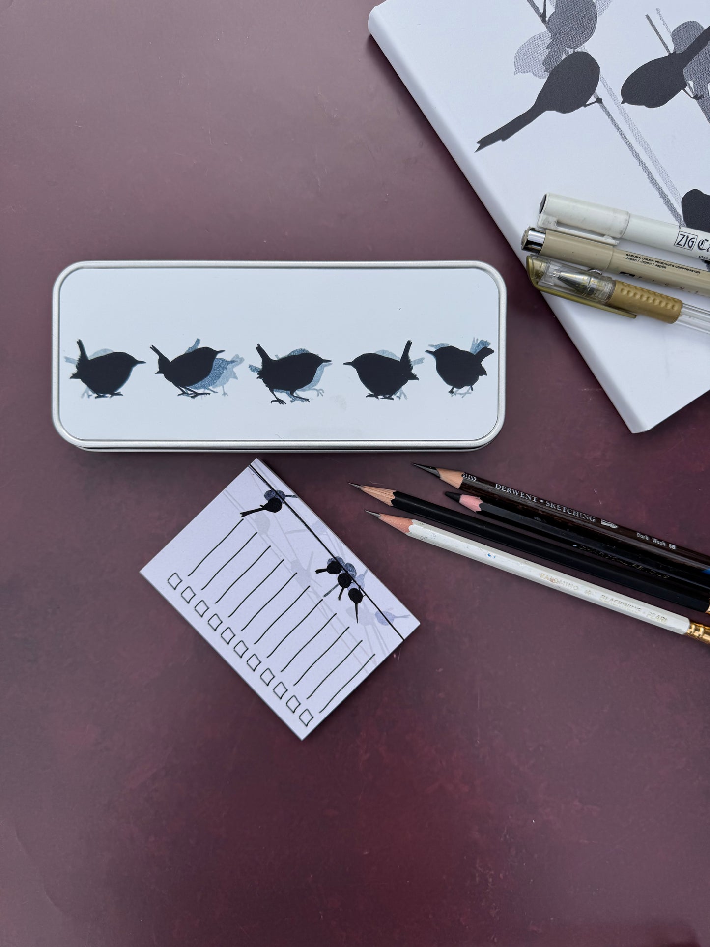 PENCIL TIN : wren