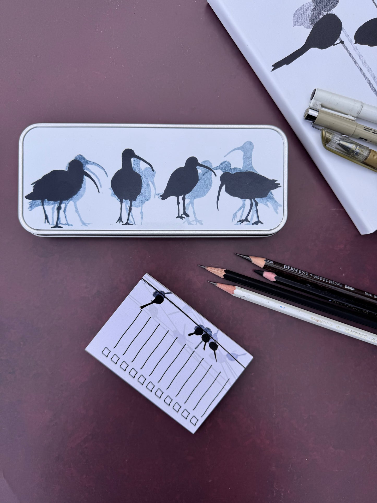 PENCIL TIN : curlew