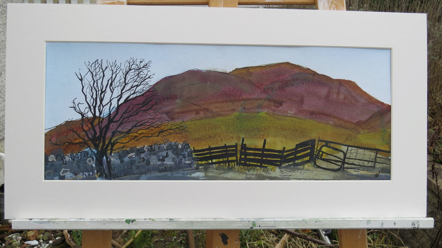 UNFRAMED PAINTING: carnethy, winter