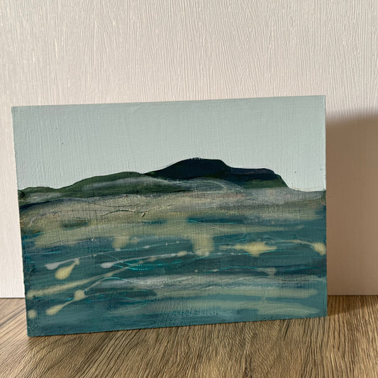 PAINTING: Arthurs Seat over the Forth