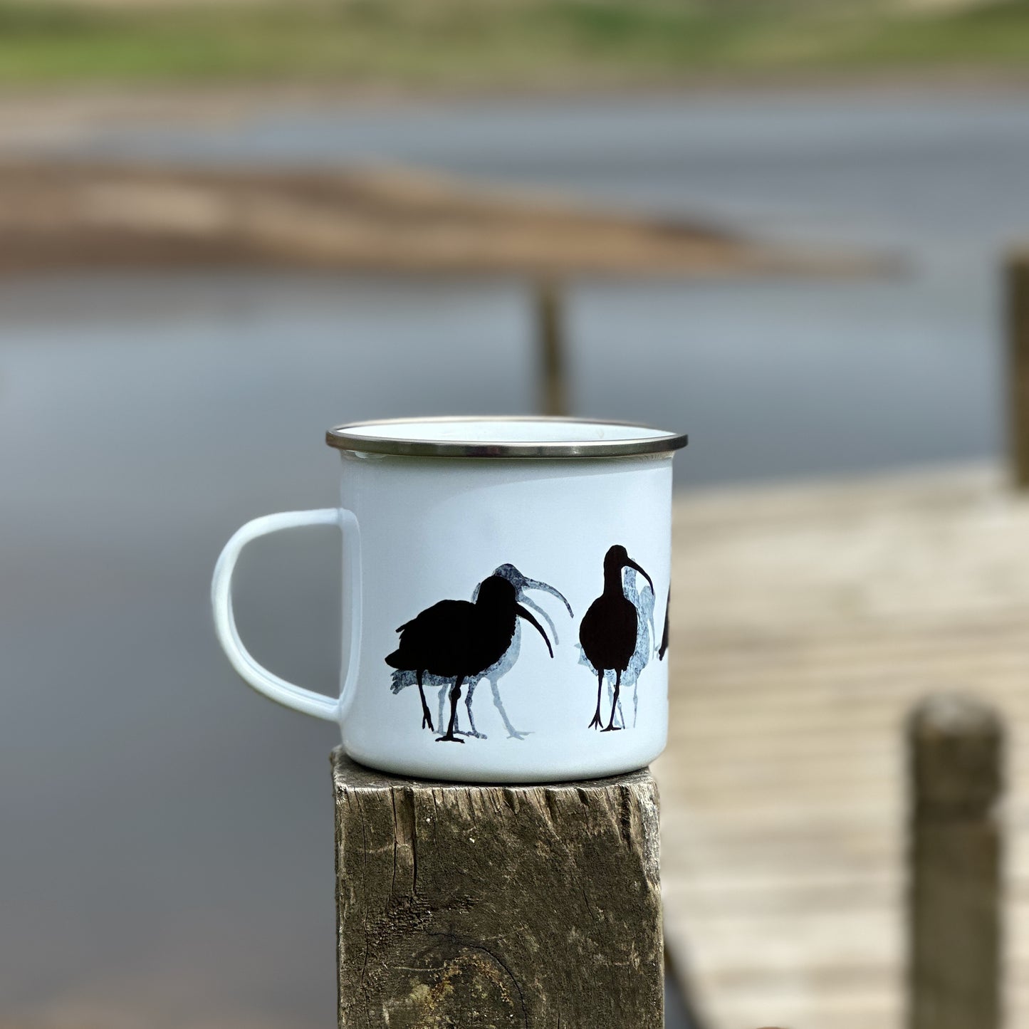 ENAMEL MUG: CURLEW