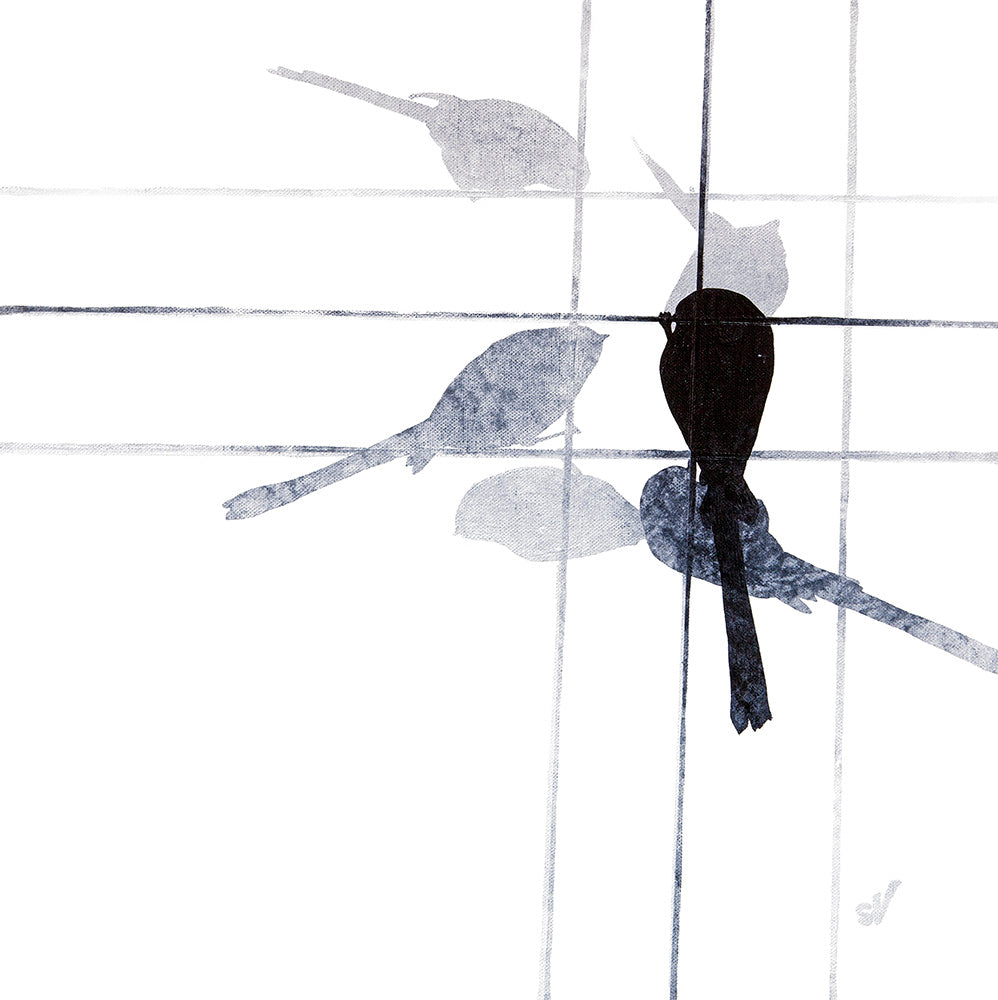 ART PRINT: long-tailed tits II UNFRAMED