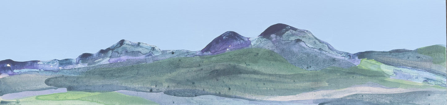 PAINTING: The Eildons - home of the fairies