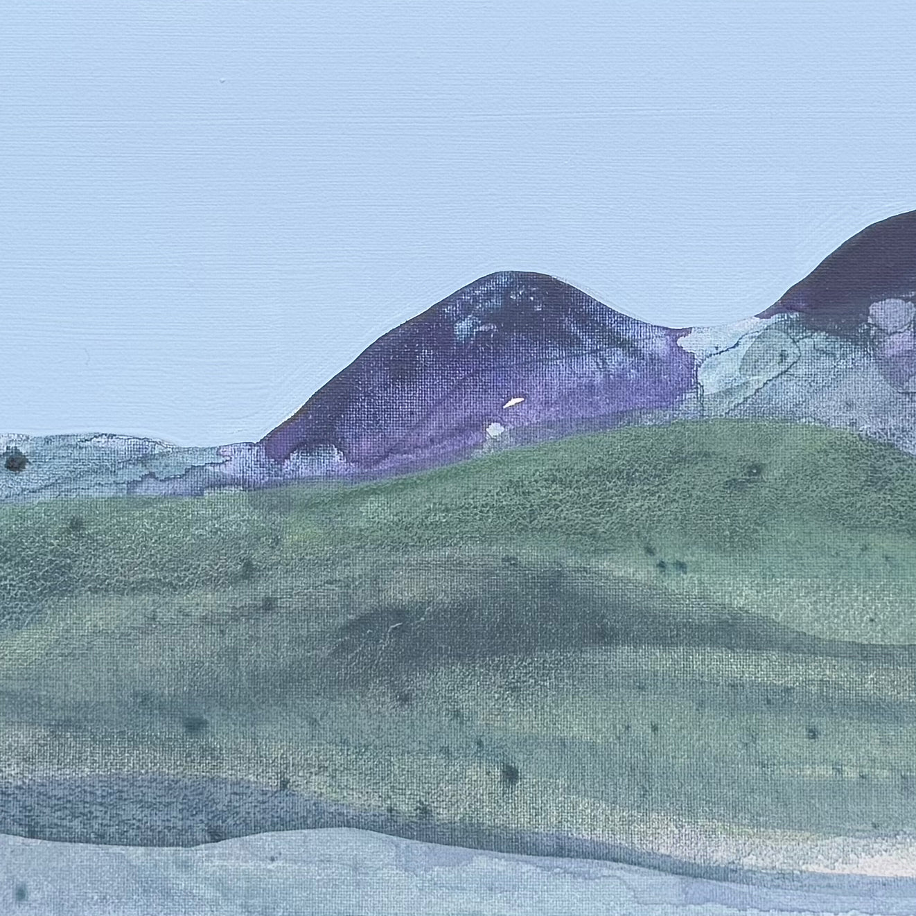 PAINTING: The Eildons - home of the fairies