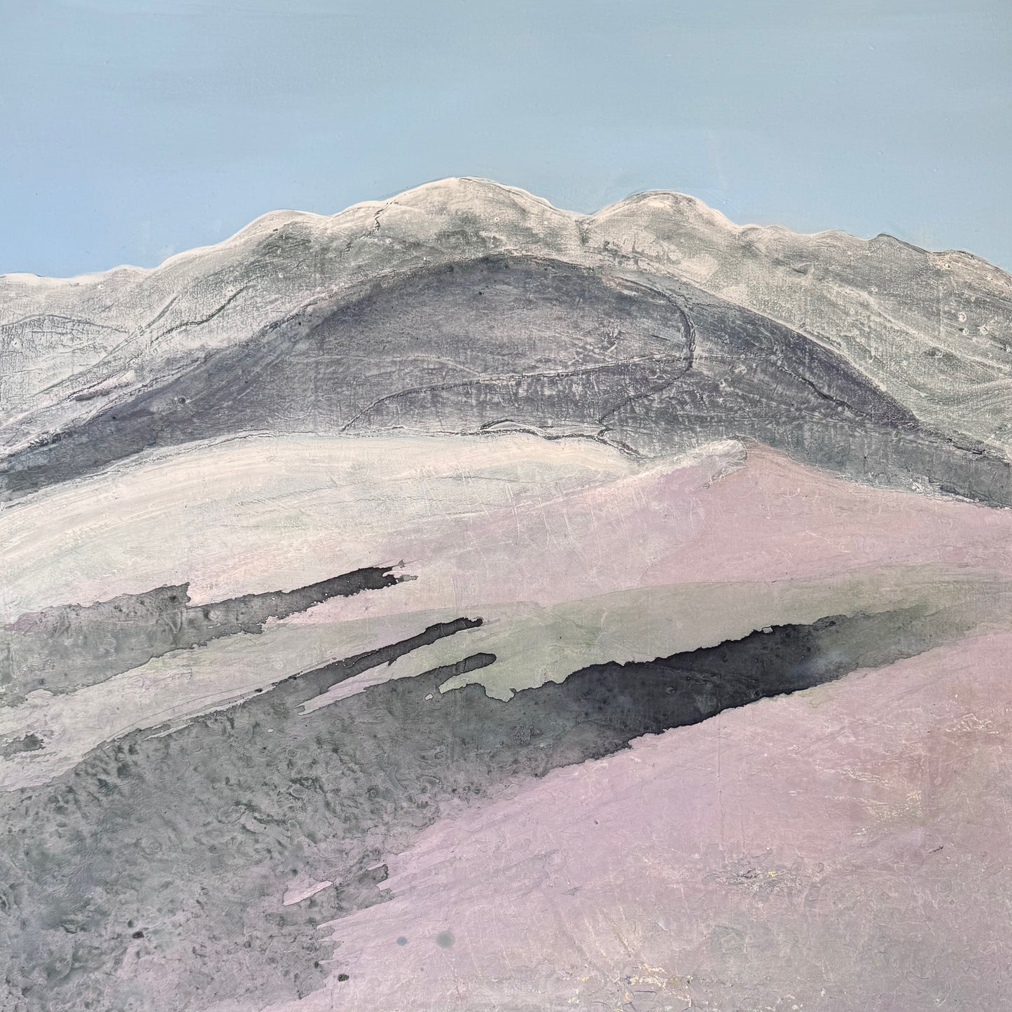 PAINTING: winter pentlands