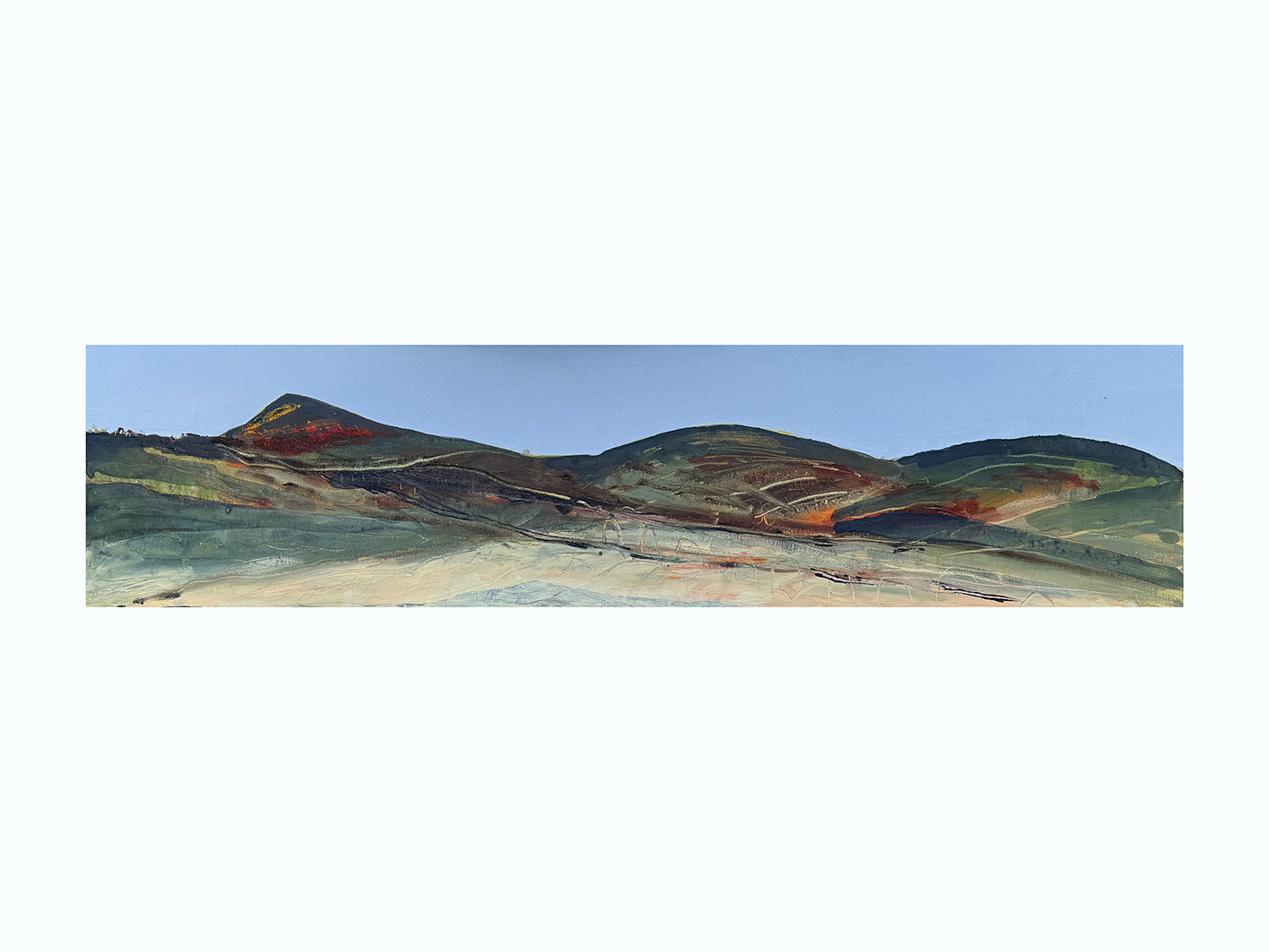 PAINTING: Black hill from trimontium