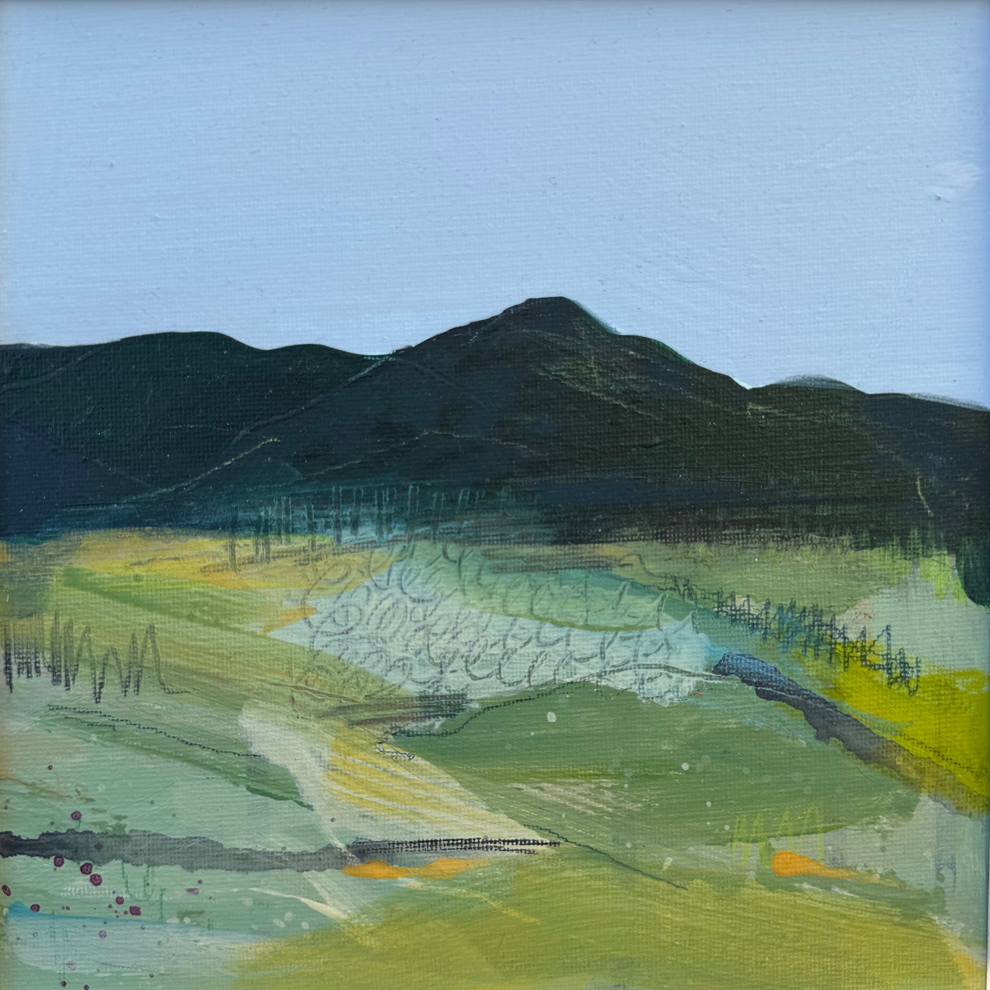 PAINTING: Leithen Hope (a study 3) part 3 of 3