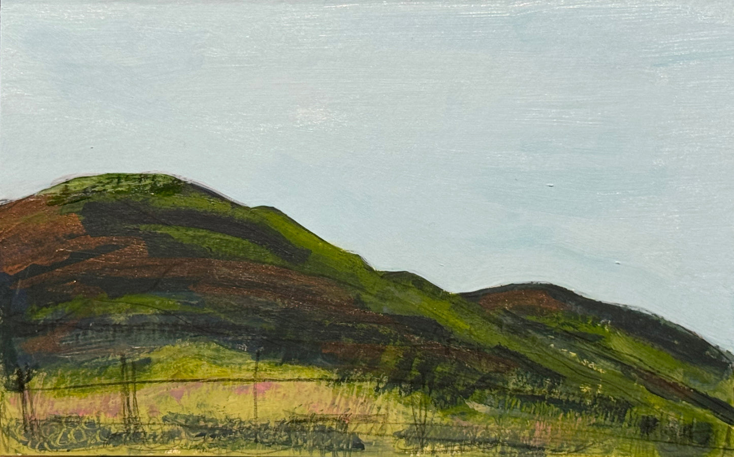 PAINTING:  Glenshee - en pleinair study 3