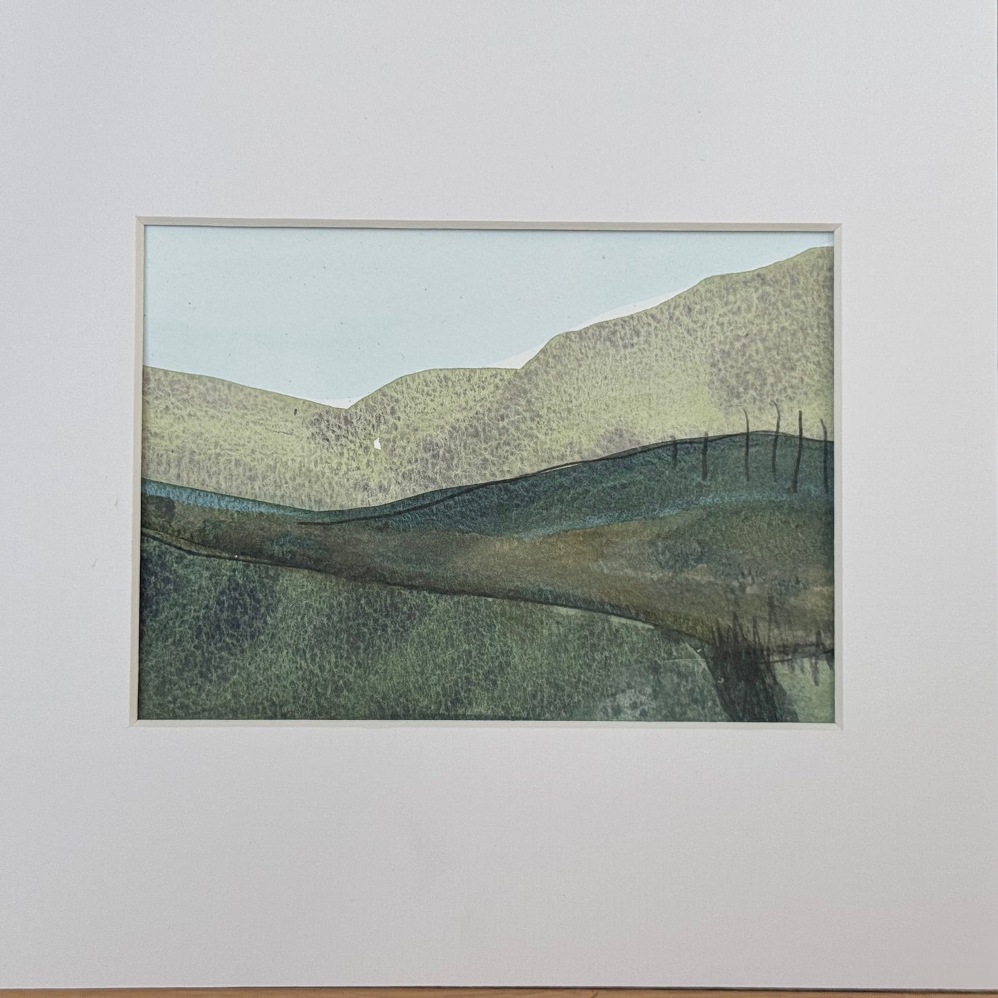 UNFRAMED PAINTING: Pentlands study III