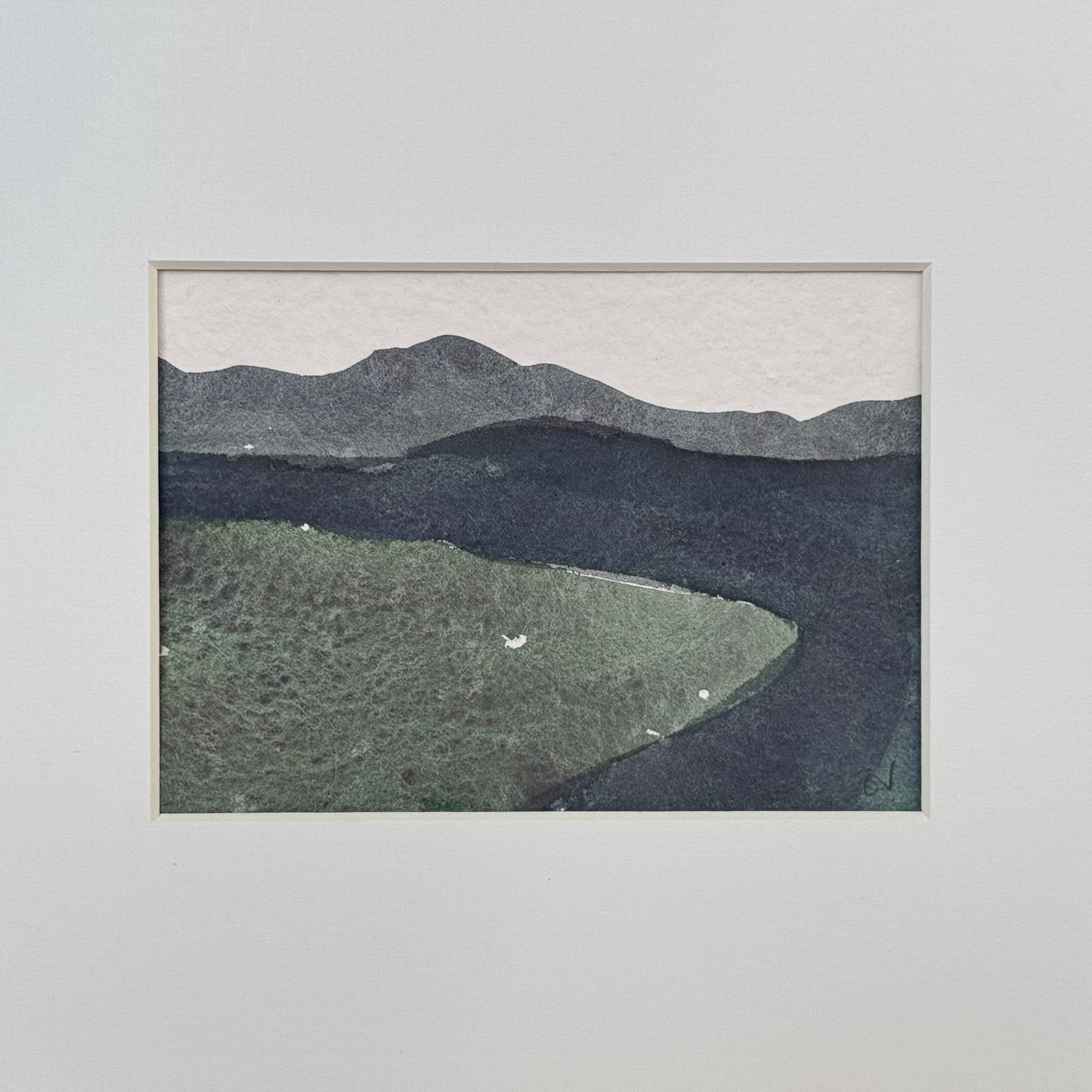 UNFRAMED PAINTING: Pentlands study V