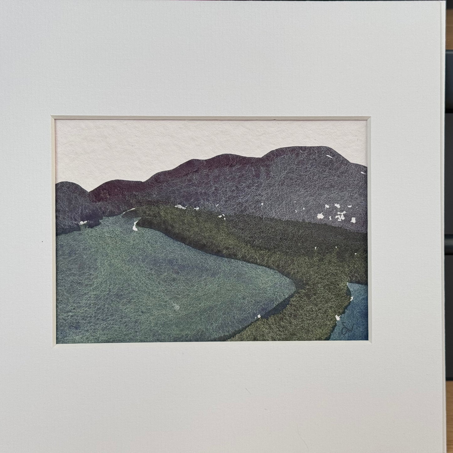 UNFRAMED PAINTING: Pentlands study VI