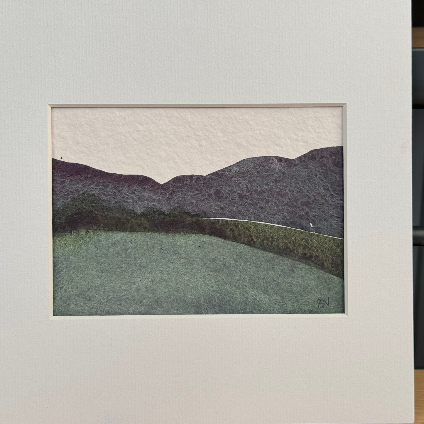 UNFRAMED PAINTING: Pentlands study VII