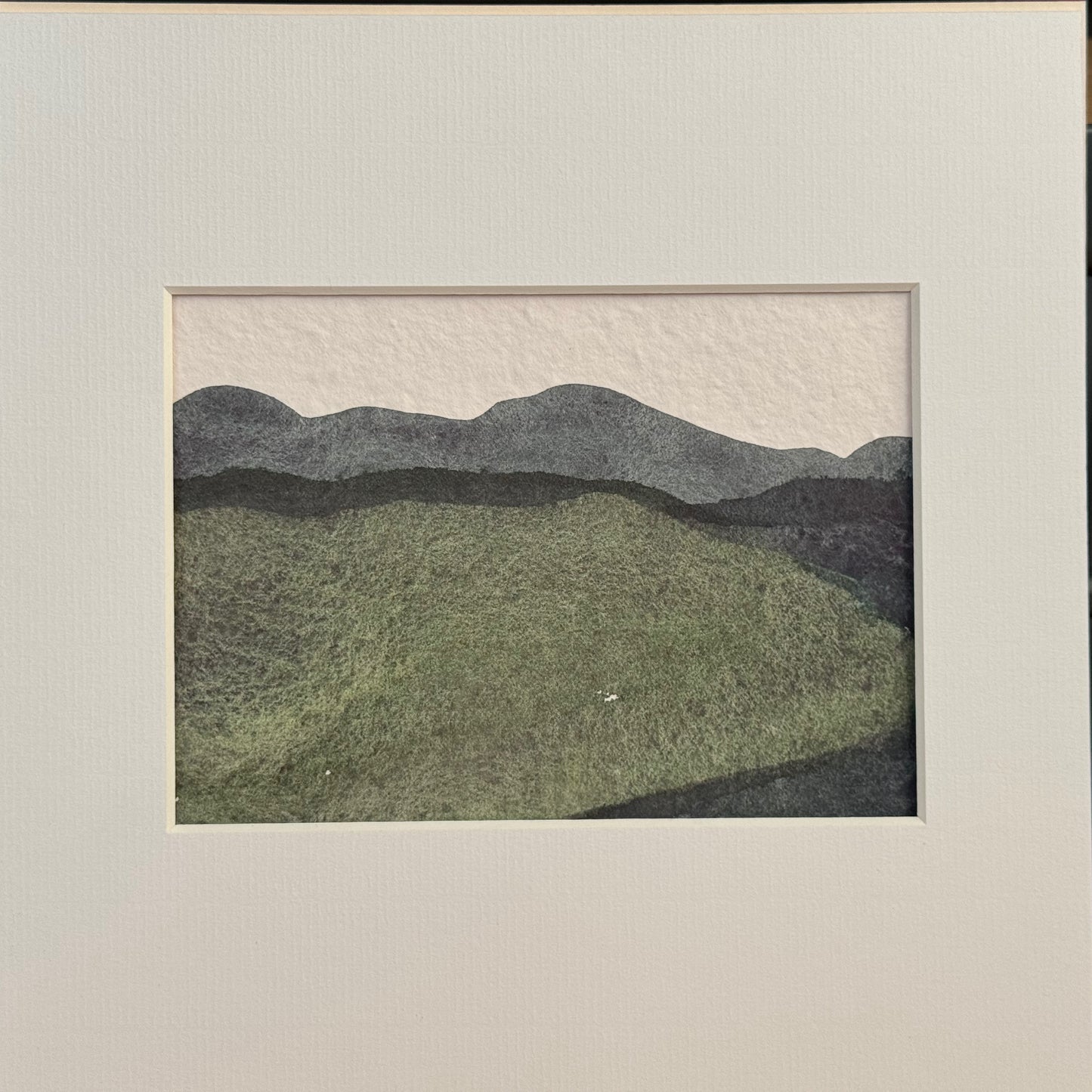 UNFRAMED PAINTING: Pentlands study VIII