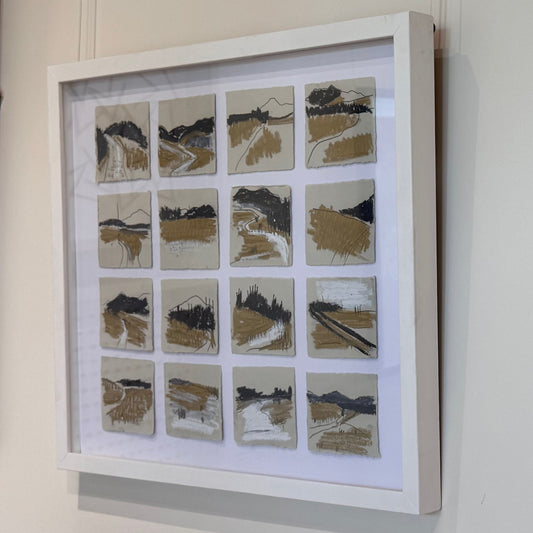PAINTING:  Broomhill - a collection of drawings from one walk