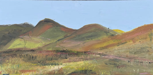PAINTING:  Across to the kips from the shoulder of south black