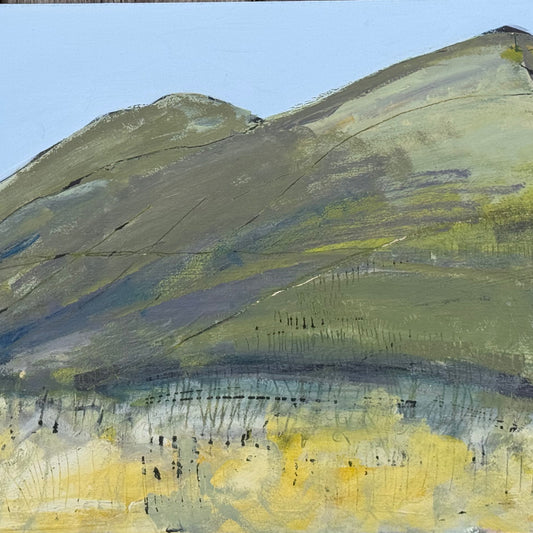 PAINTING:  looking up at the kips
