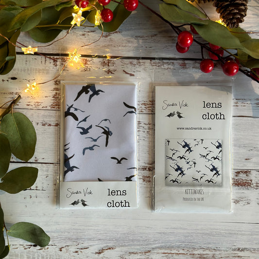 LENS CLOTH: kittiwakes