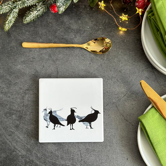 CERAMIC COASTER : peewit