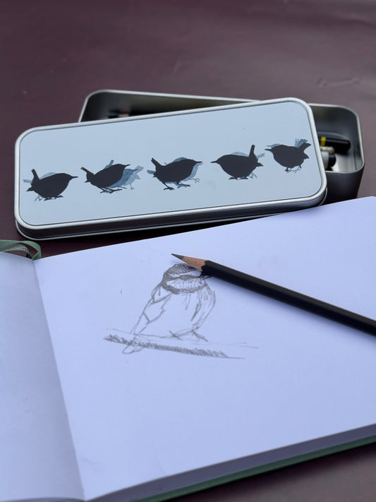 PENCIL TIN : wren