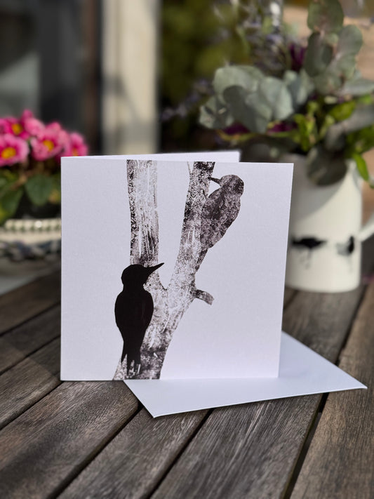 CARD: woodpeckers