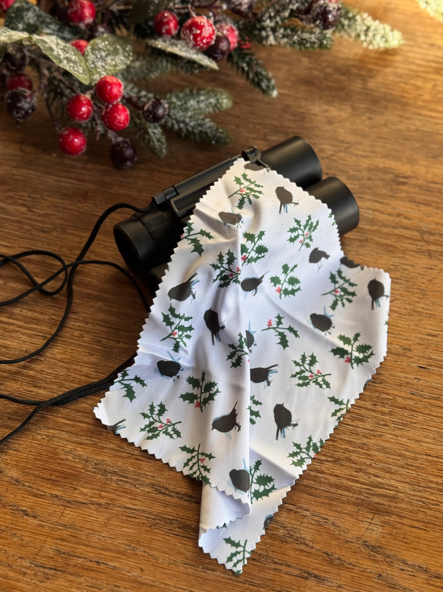 LENS CLOTH: robin and holly