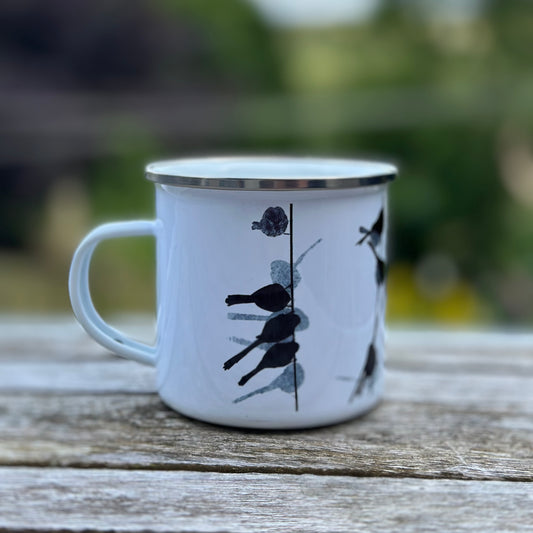 ENAMEL MUG: LONG-TAILED TIT