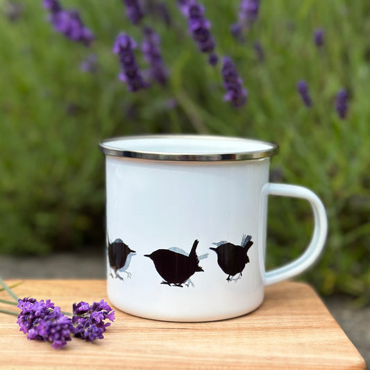 ENAMEL MUG: WREN