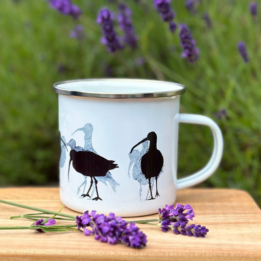 ENAMEL MUG: CURLEW