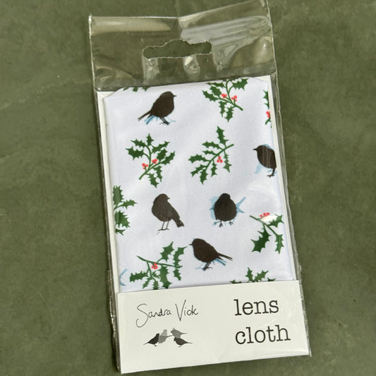 LENS CLOTH: robin and holly