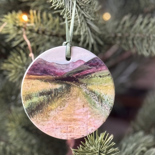 HANGING DECORATION: path to the hills