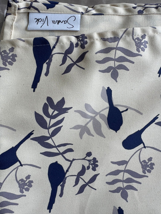 TEA TOWEL - LONG-TAILED TIT