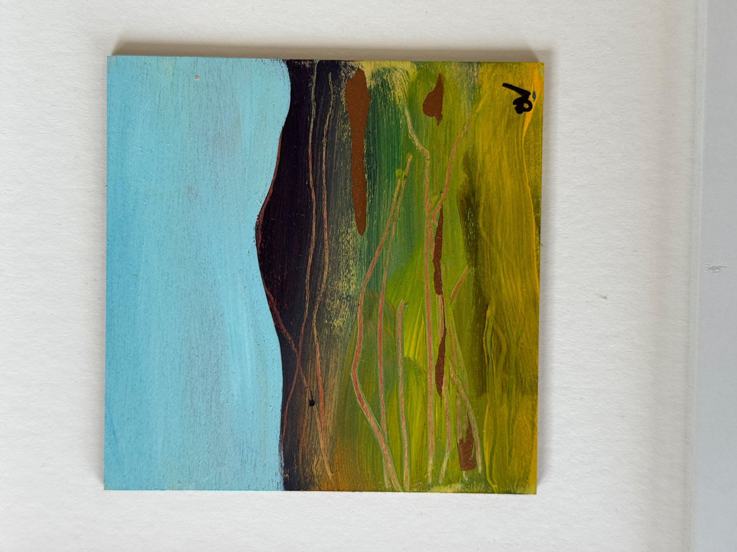PAINTING: mini study - purple hill